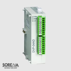ماژول توسعه 4 کانال ورودی آنالوگ دلتا مدل DVP04AD-S