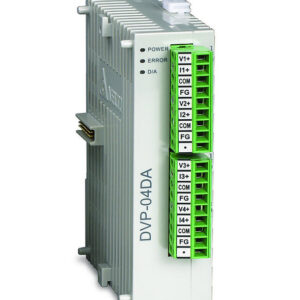 ماژول توسعه 4 کانال خروجی آنالوگ ضد نویز دلتا مدل DVP04DA-S2