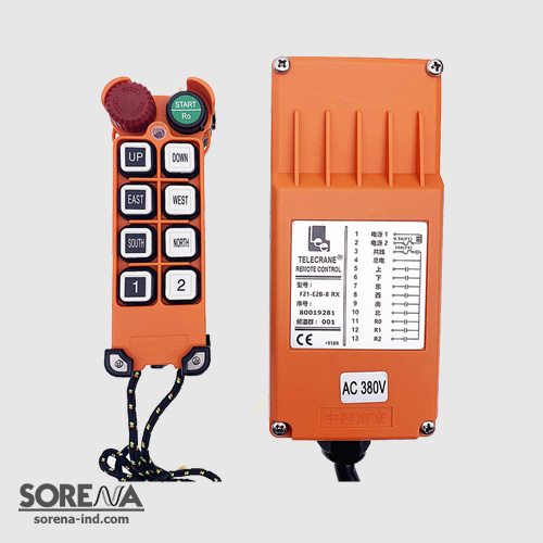 ریموت جرثقیل تله کرین چین F21-E2M-8